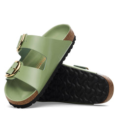 Arizona Big Buckle High Shine Green Tea Natural Leather Patent