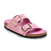Arizona Big Buckle High Shine Fondant Pink Natural Leather Patent