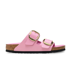 Arizona Big Buckle High Shine Fondant Pink Natural Leather Patent