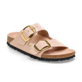Arizona Big Buckle High Shine New Beige Natural Leather Patent