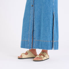 Arizona Big Buckle Raffia Natural Textile