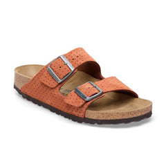 Arizona Burnt Orange Embossed Suede Leather