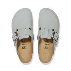 Boston Big Buckle Pure Sage Nubuck Leather