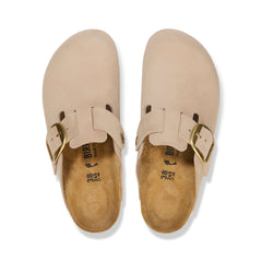 Boston Big Buckle Sandcastle Nubuck Leather