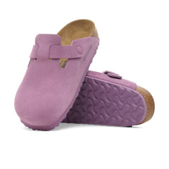 Boston Mauve Suede Leather