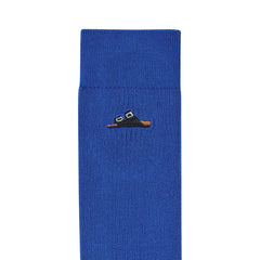 Cotton Ribbed Socks Ultra Blue