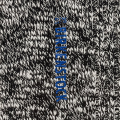 Cotton Slub Socks W Black Grey