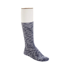 Cotton Slub Socks M Blue White