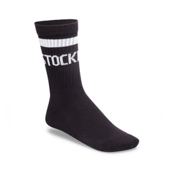 Cotton Tennis Sock Black/White