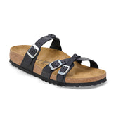 Franca Braided Black Oiled Leather