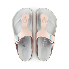 Gizeh Big Buckle Ombre Light Rose Smooth Leather