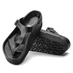 Gizeh Exquisite Platform Black Natural Leather