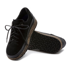 Honnef Low Black Suede Leather