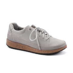 Honnef Low Whale Grey Suede Leather