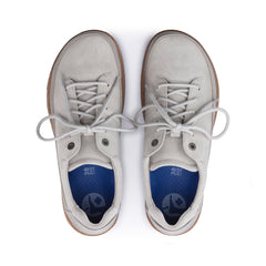 Honnef Low Whale Grey Suede Leather