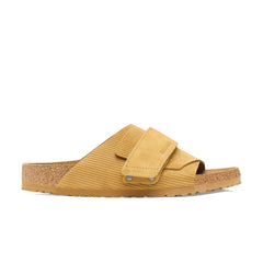 Kyoto Corduroy Cork Brown Embossed Suede Leather