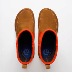 Lahti Mink/Flame Wool/Suede Leather