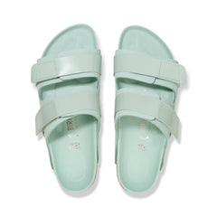 Uji High Shine Surf Green Nubuck Leather