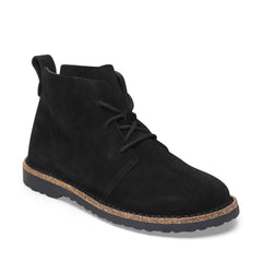 Uppsala Mid Black Suede Leather