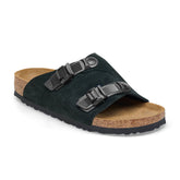 Zurich Tech Black Suede Leather