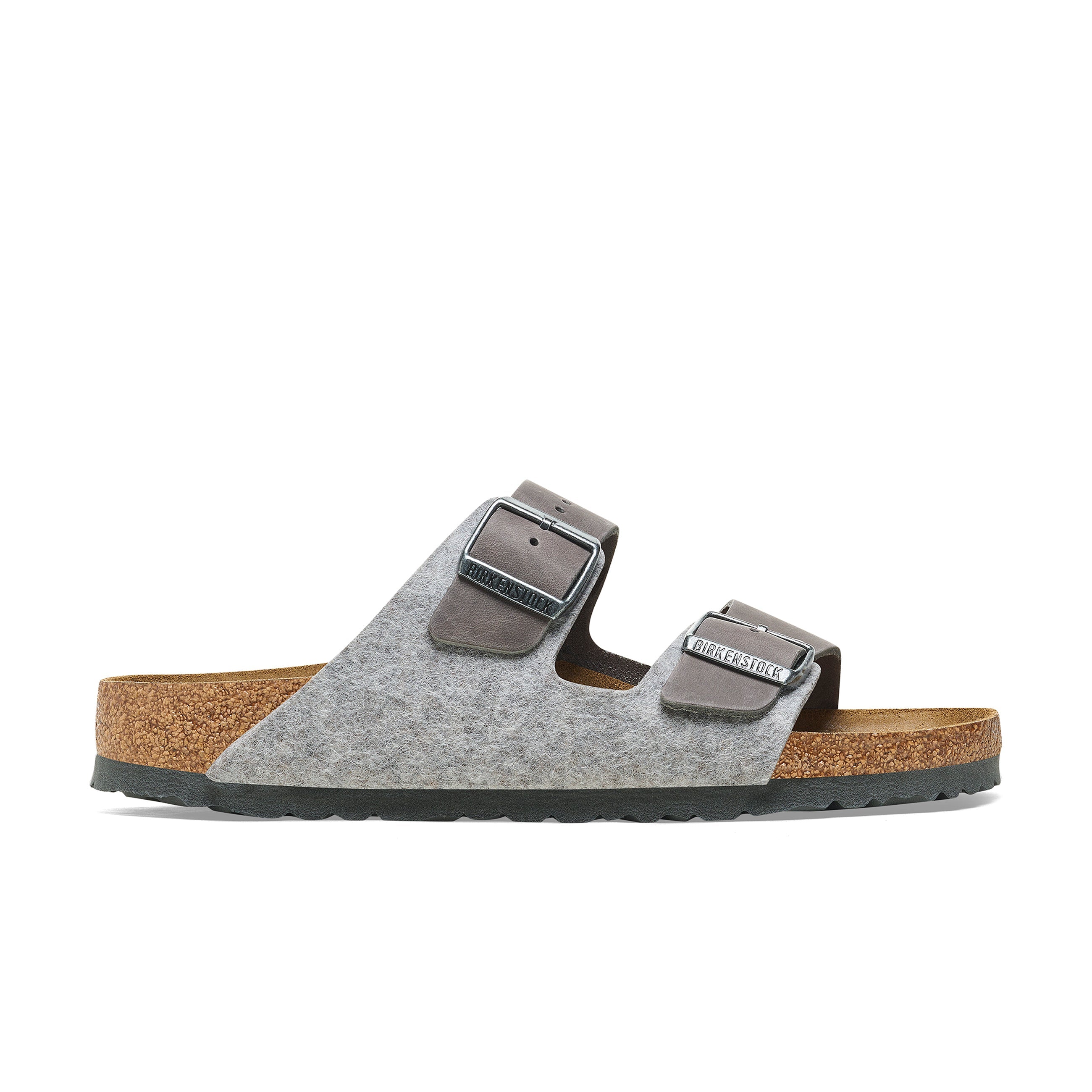 Arizona Authentic Felt Light Grey Oiled Leather/Felt