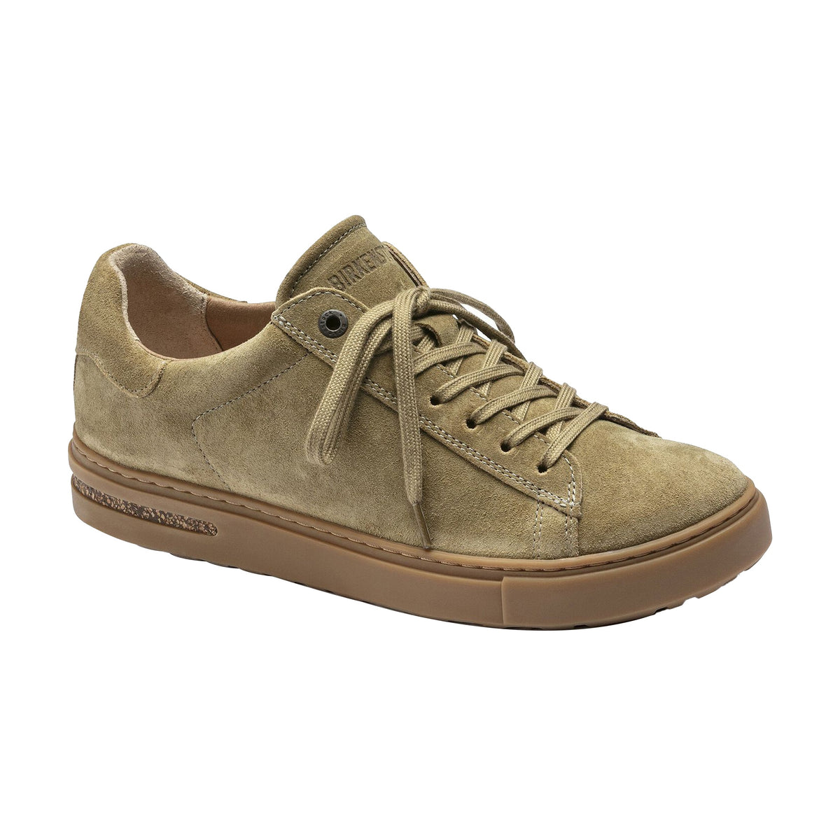 Bend Low Khaki Suede Leather