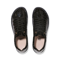 Bend Low Shiny Croc Black Embossed Patent Leather