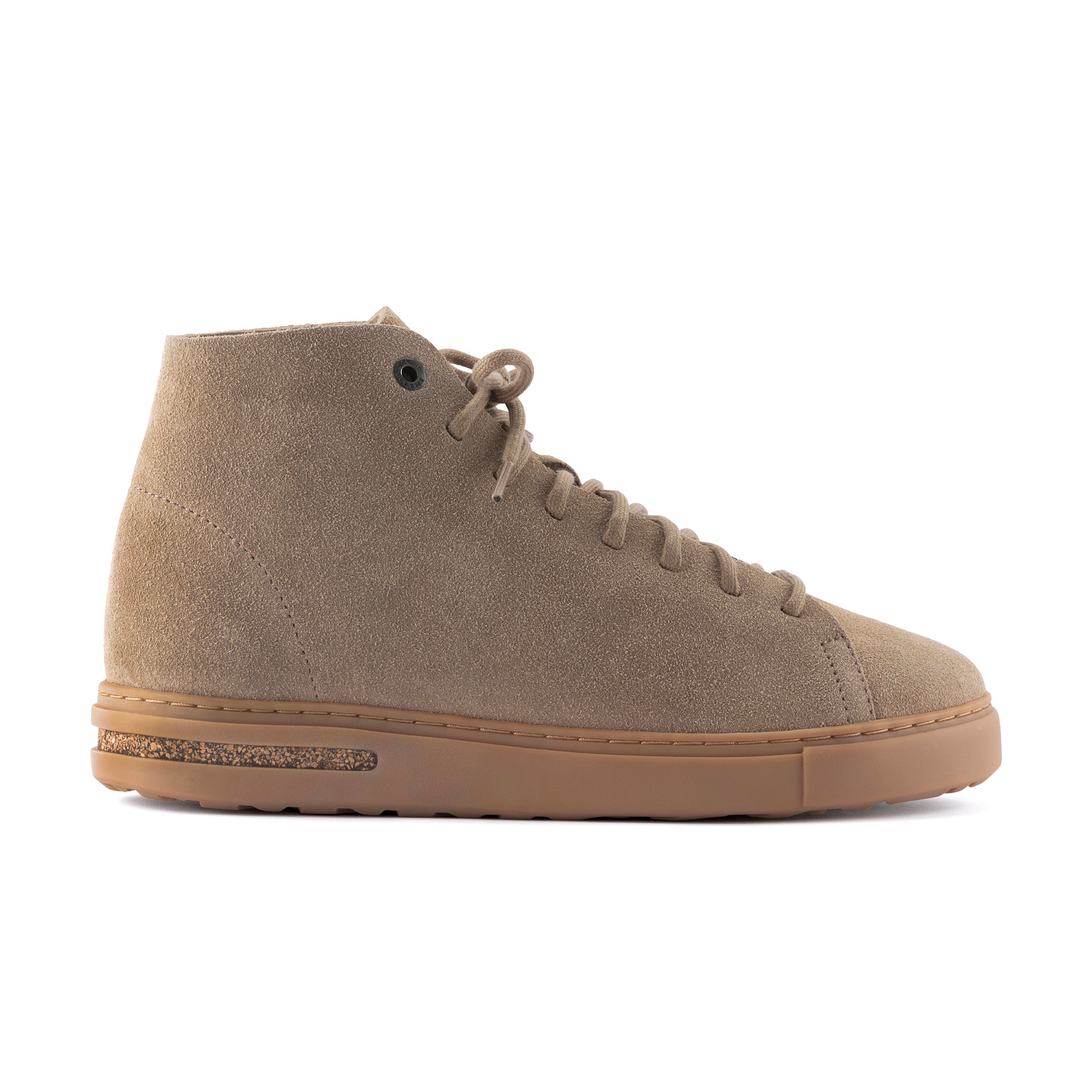 Bend Mid Taupe Suede Leather