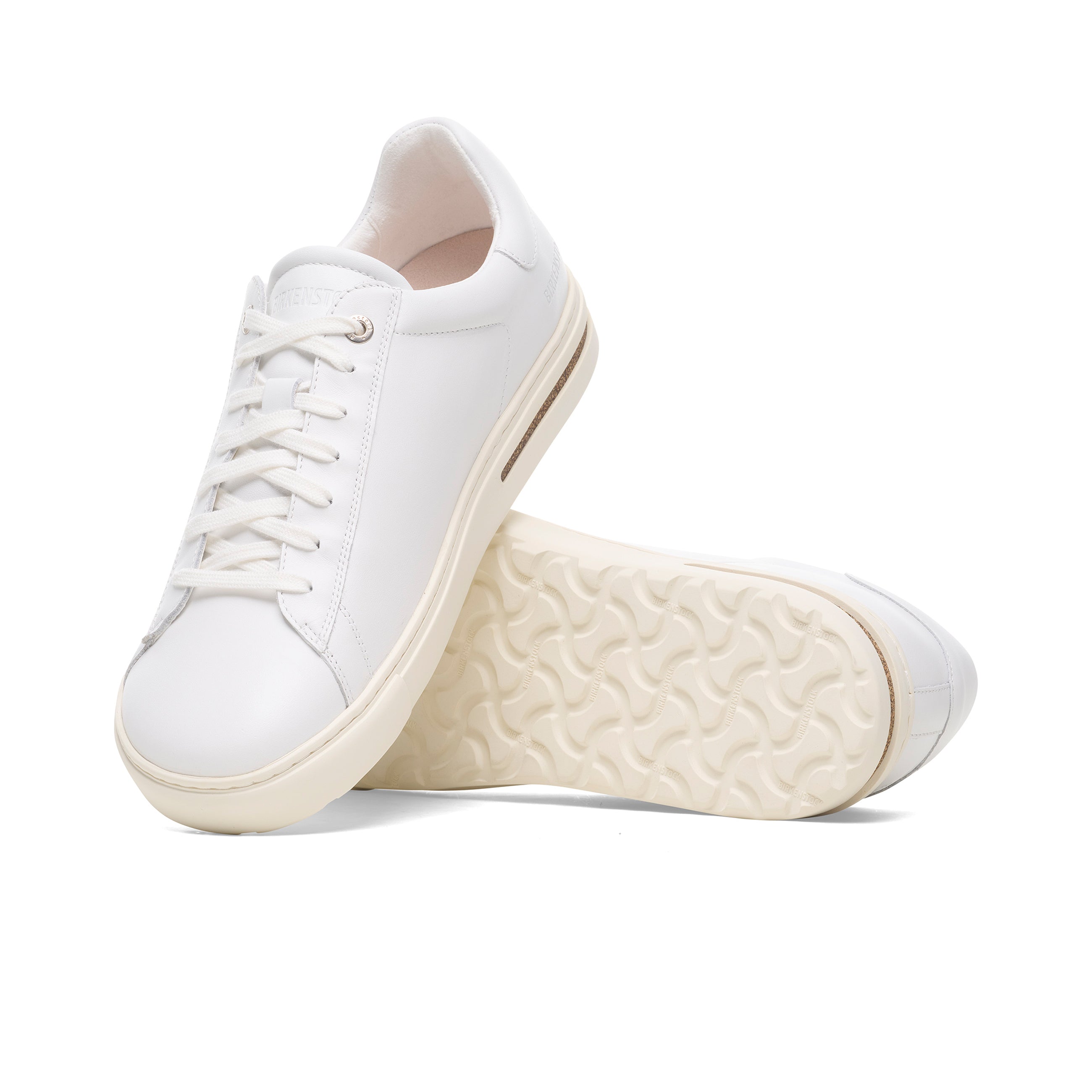 Bend Low White Smooth Leather