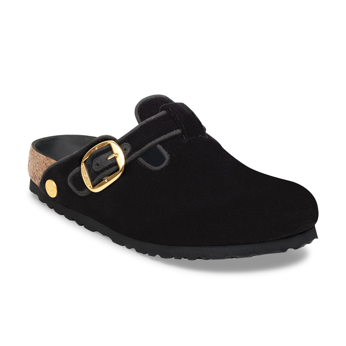 Boston Big Buckle Black Velvet