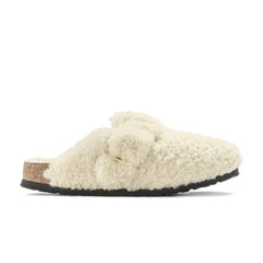 Boston Teddy Shearling Big Buckle Eggshell Shearling