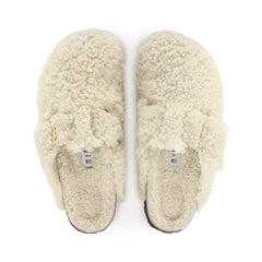 Boston Teddy Shearling Big Buckle Eggshell Shearling