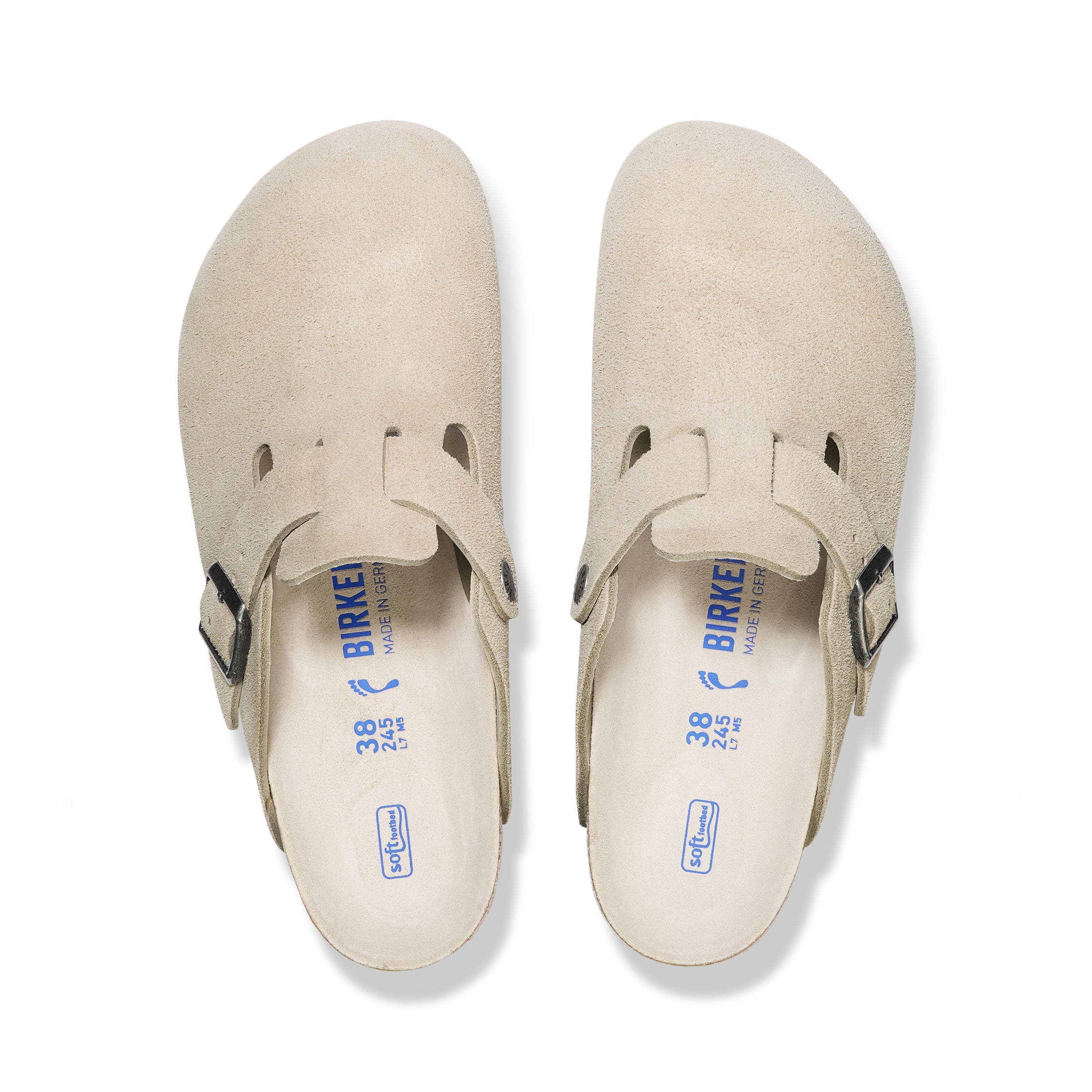 Boston SFB Oyster Tonal Footbed Suede Leather