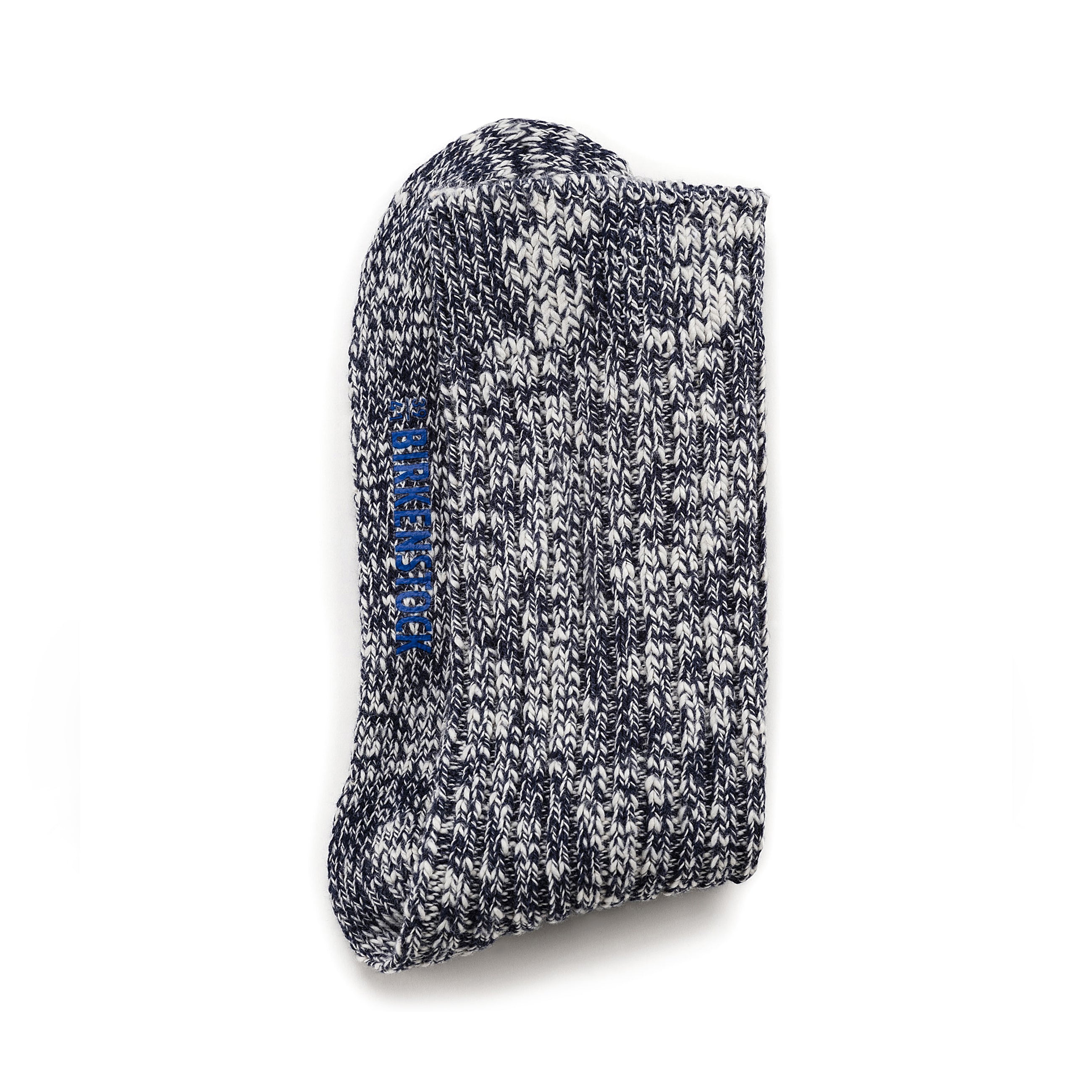 Cotton Slub Socks M Blue White