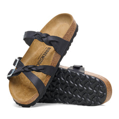 Franca Braided Black Oiled Leather