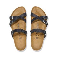 Franca Braided Black Oiled Leather