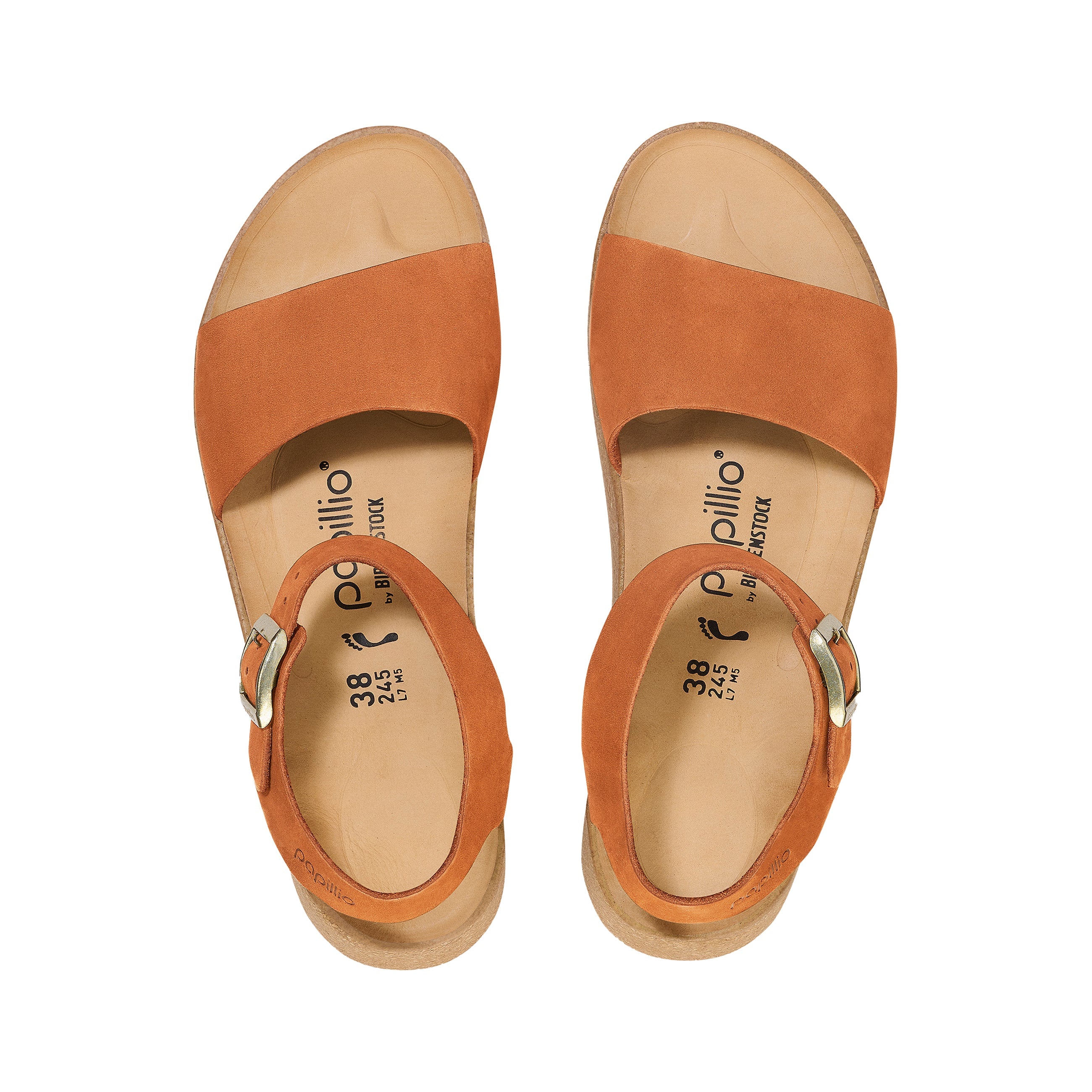 Glenda Pecan Nubuck Leather