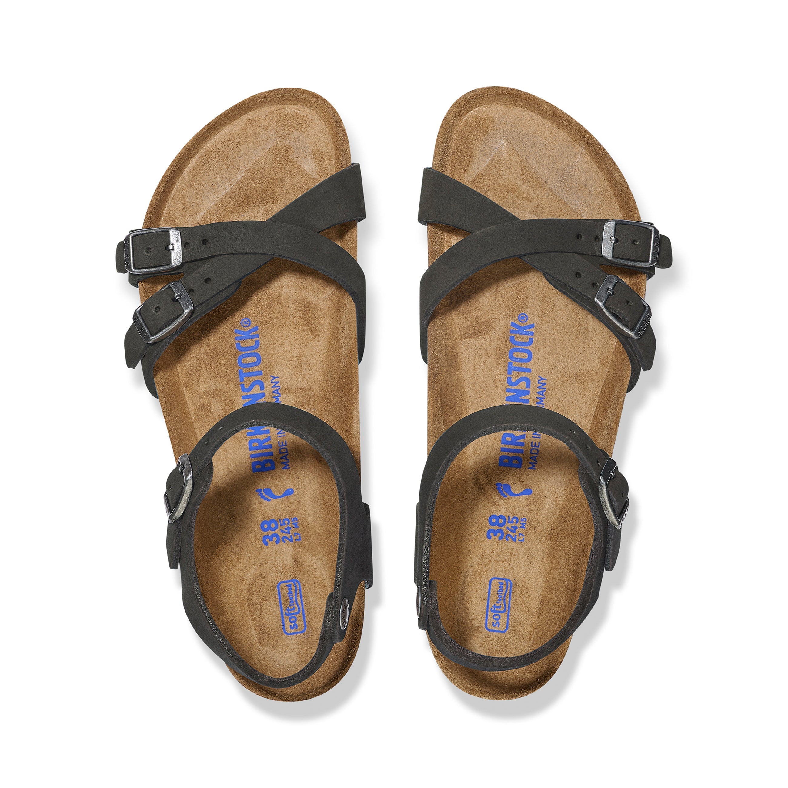 Kumba SFB Black Nubuck Leather