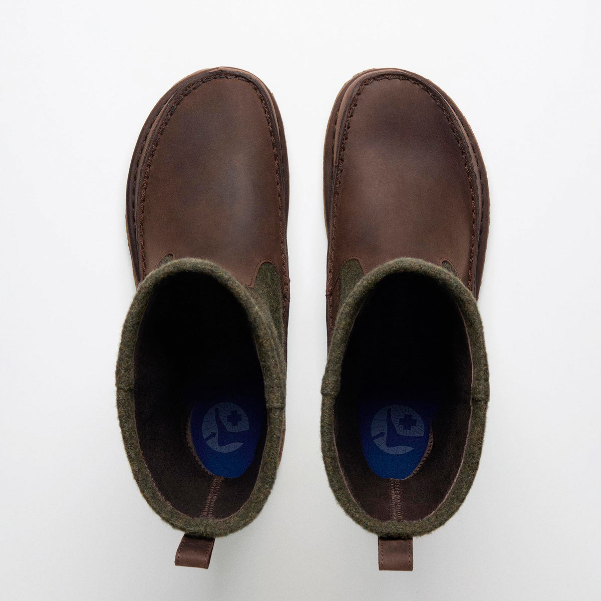 Lahti Roast/Forest Green Wool/Oiled Leather