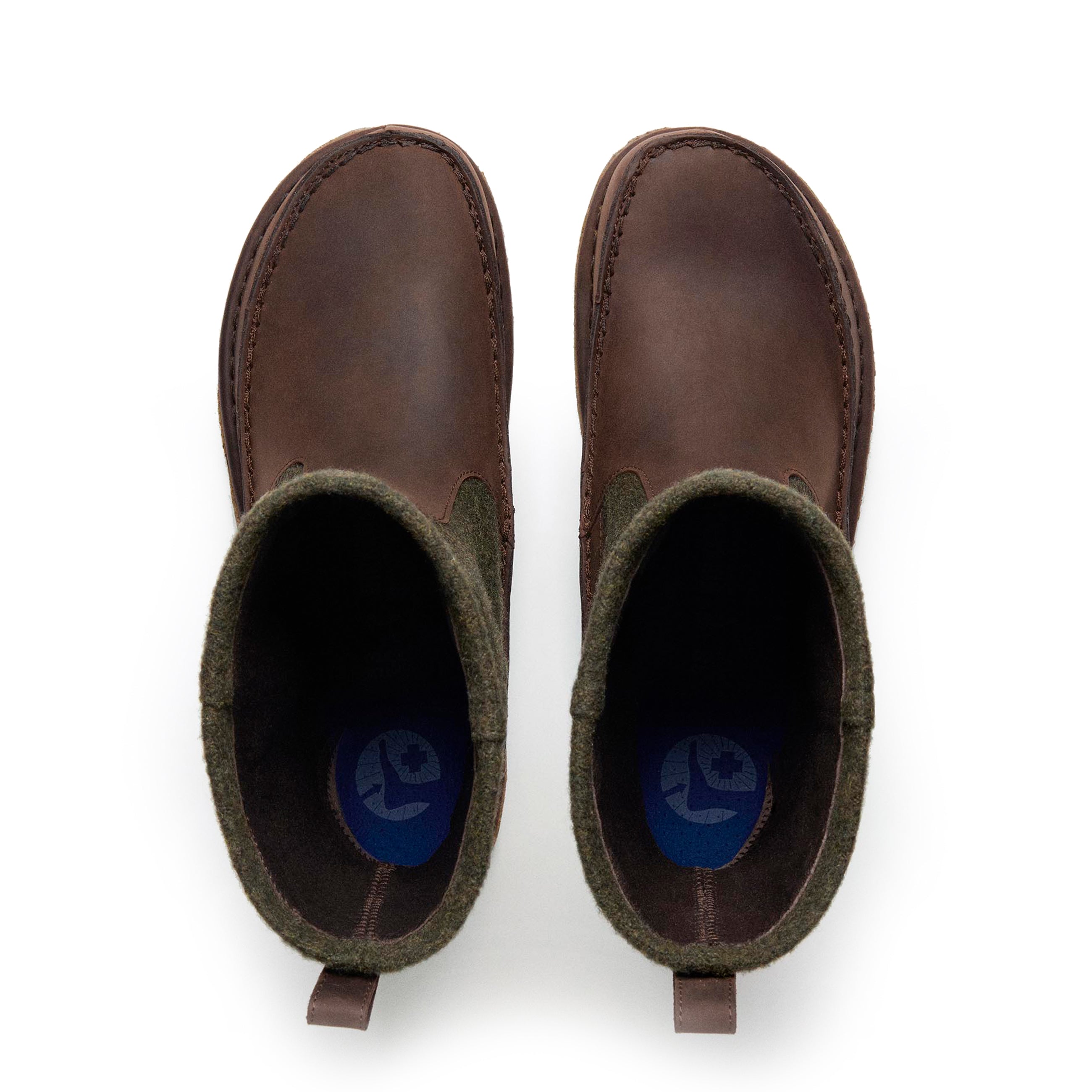 Lahti Roast/Forest Green Wool/Oiled Leather