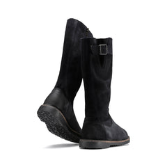 Melrose High Graphite Suede Leather