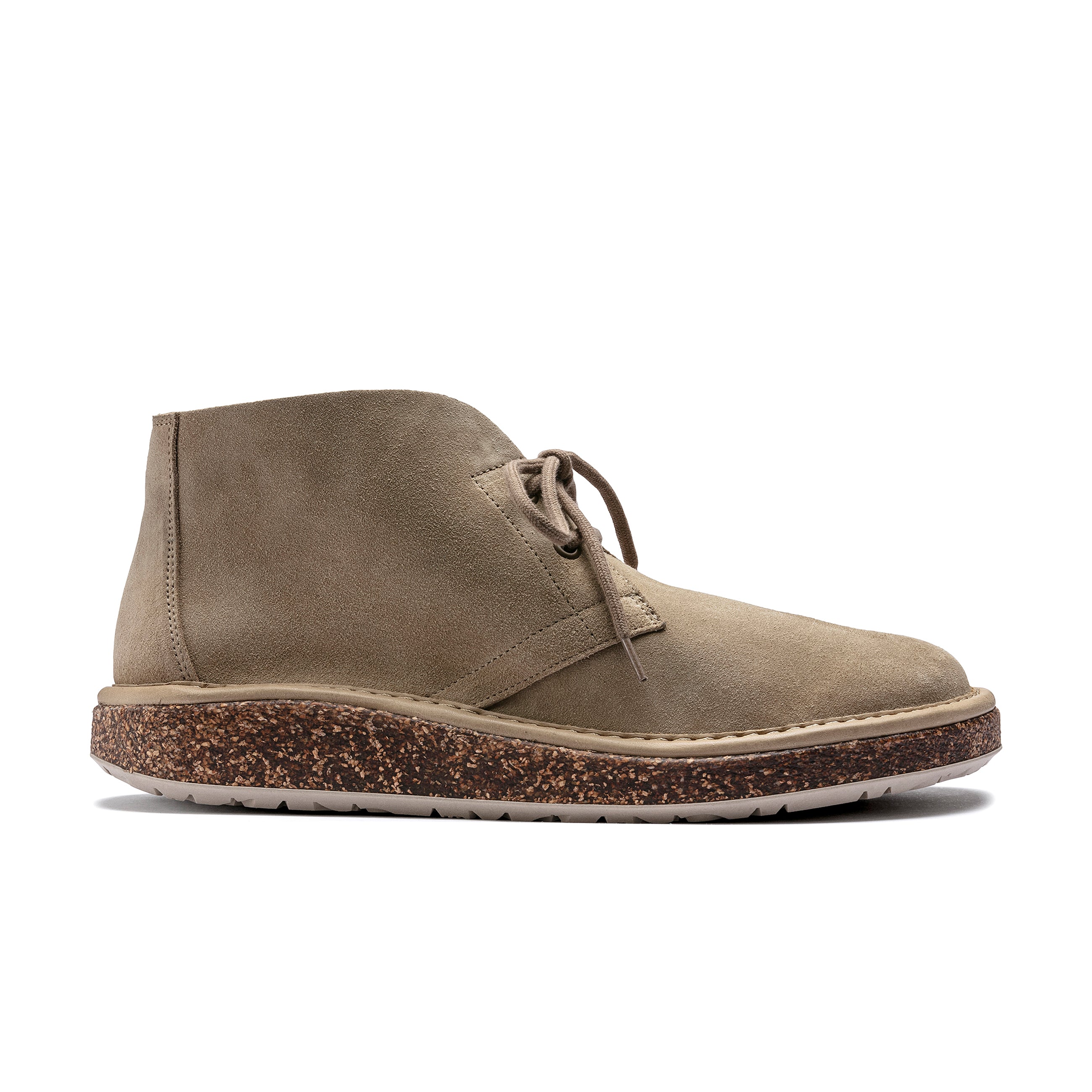 Milton Ginger Suede Leather