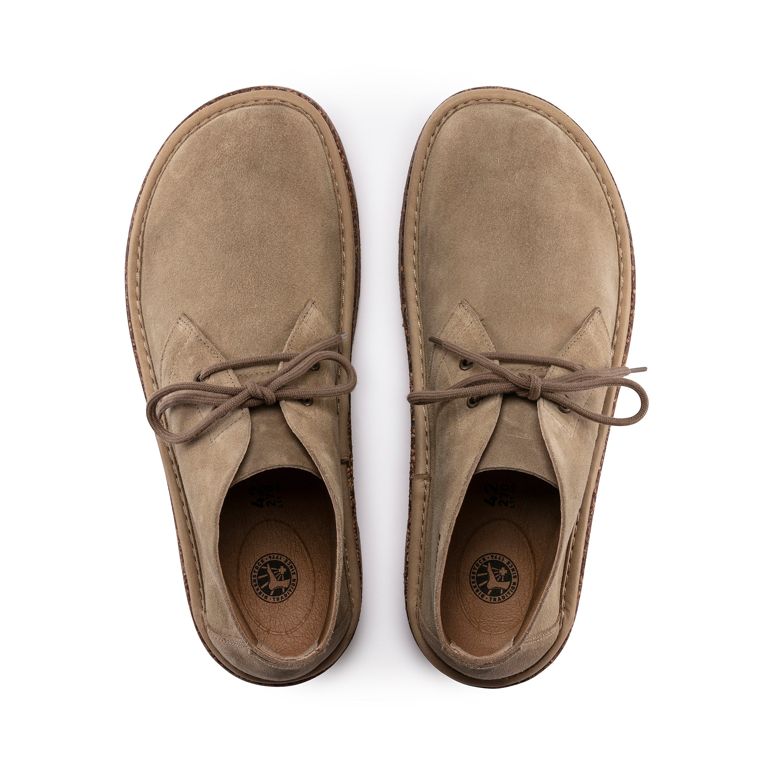 Milton Ginger Suede Leather