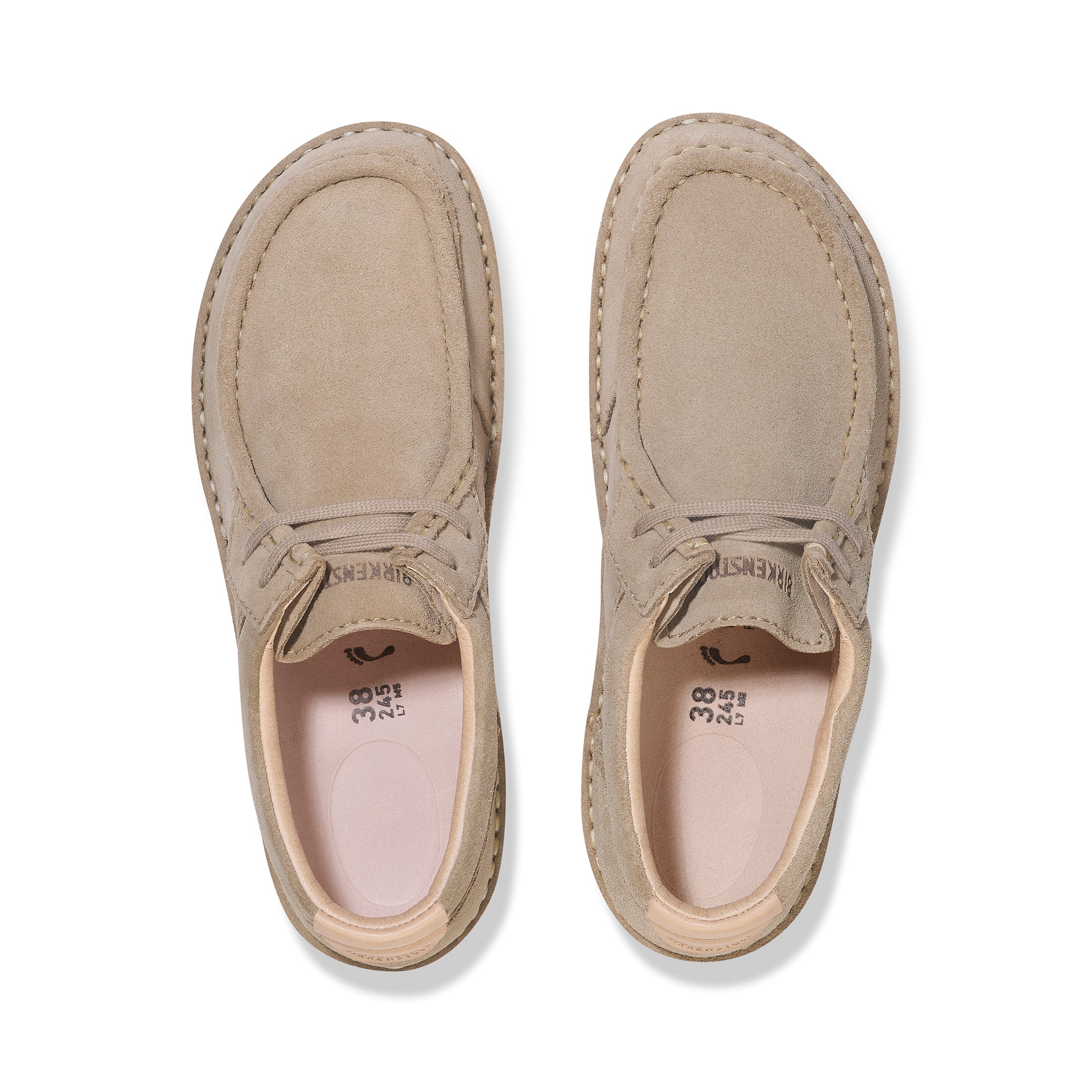 Pasadena Taupe Suede Leather