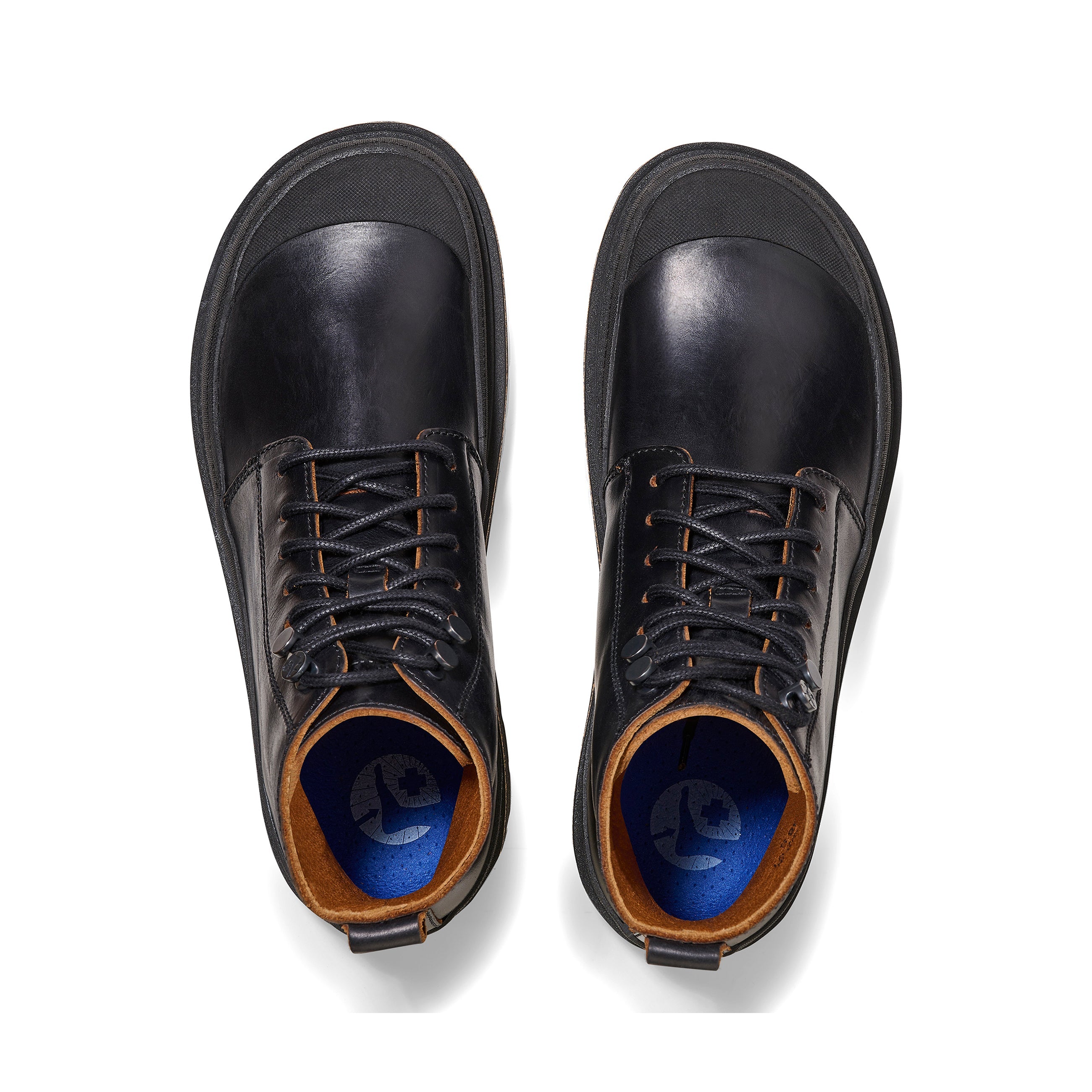 Prescott Womens Black Natural Leather