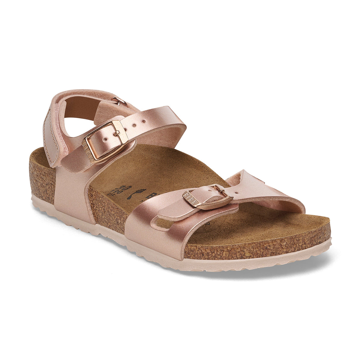 Rio Kids Adjustable Strap Electric Metallic Copper Birko-Flor