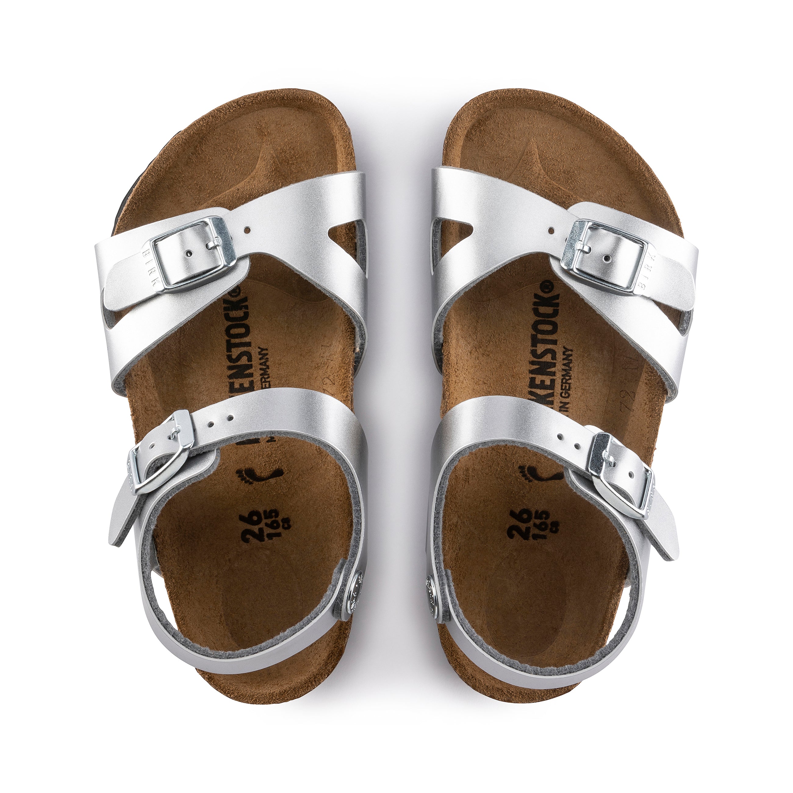 Rio Kids Metallic Silver Birko-Flor