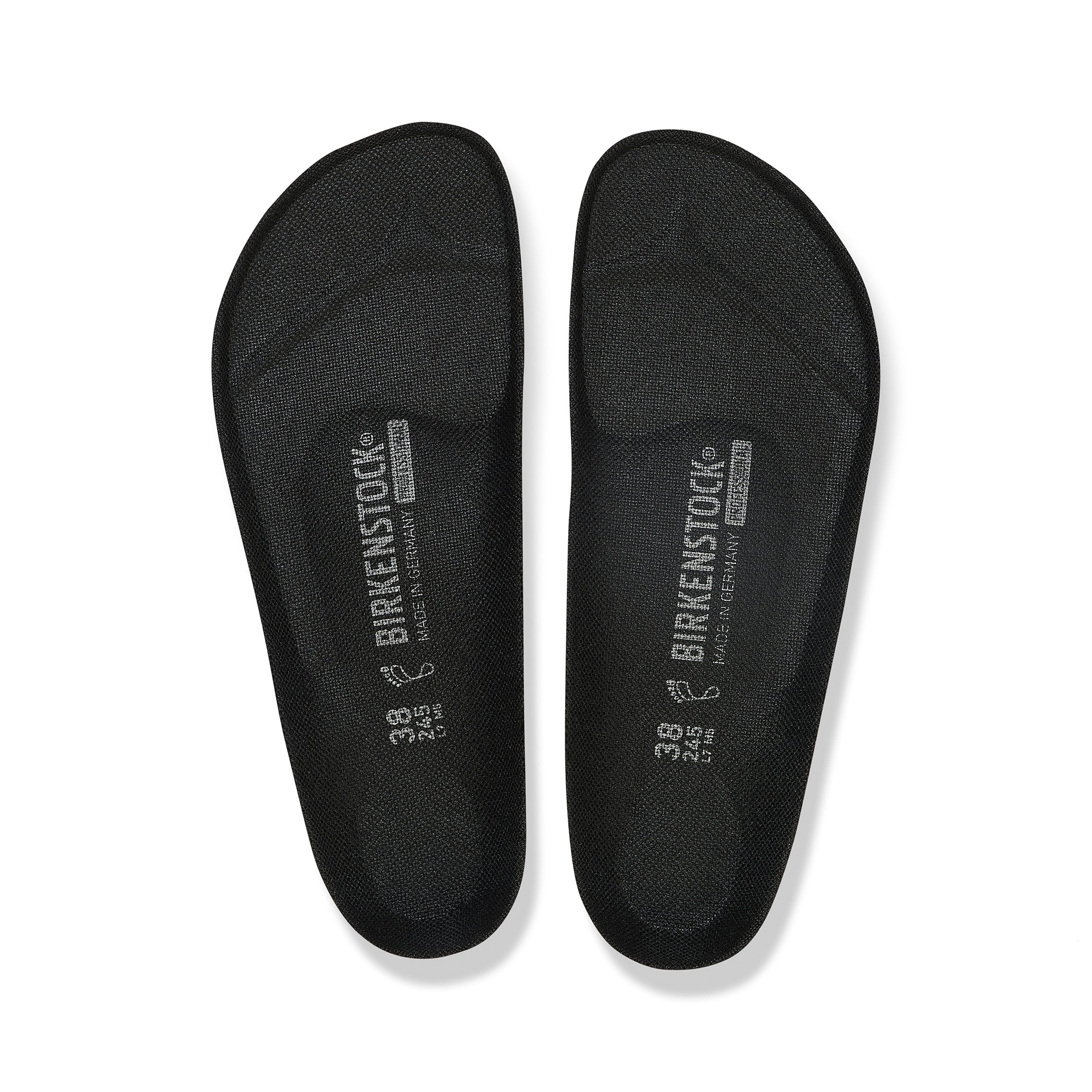 Super Birki Footbed Black Textile