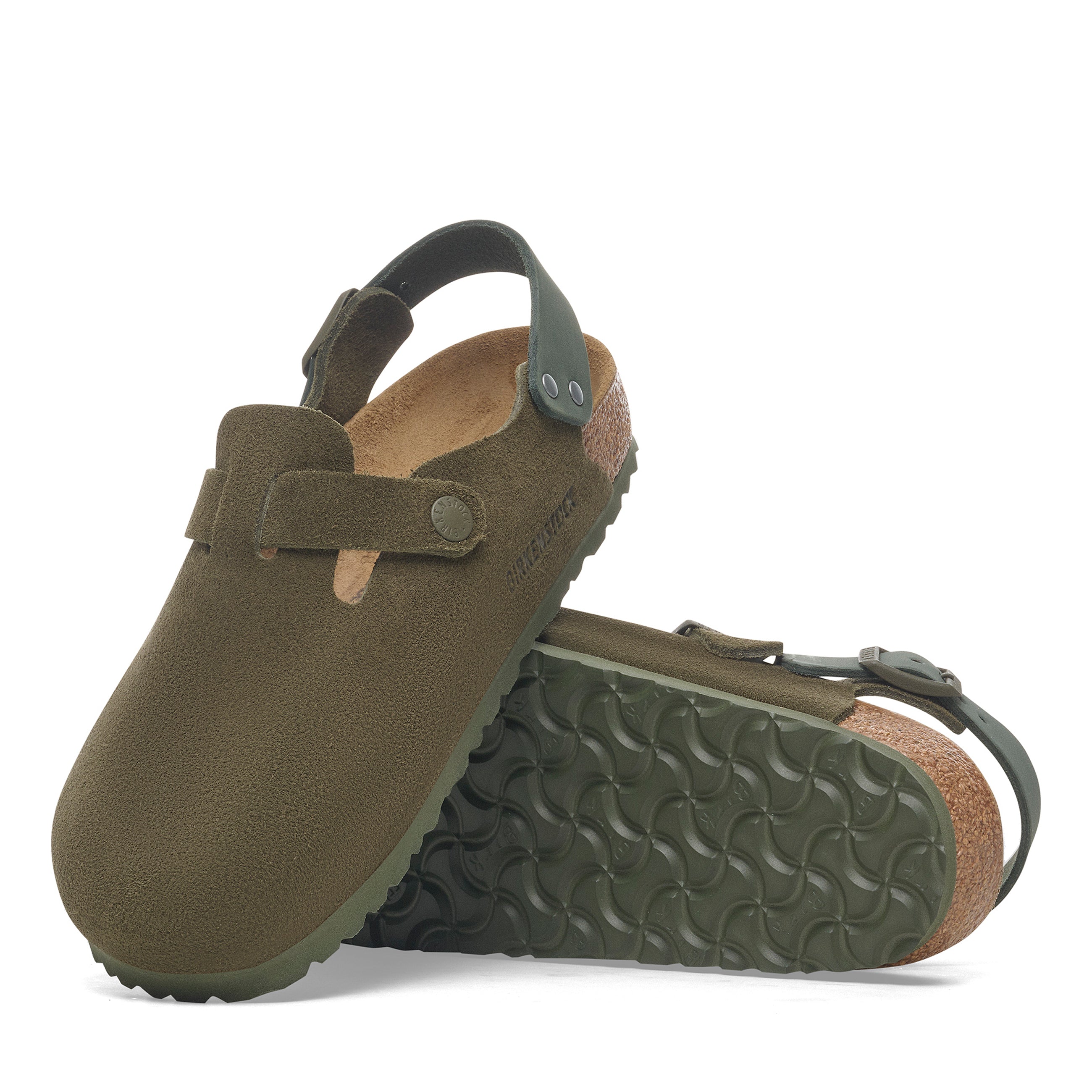 Tokio Thyme Suede Leather