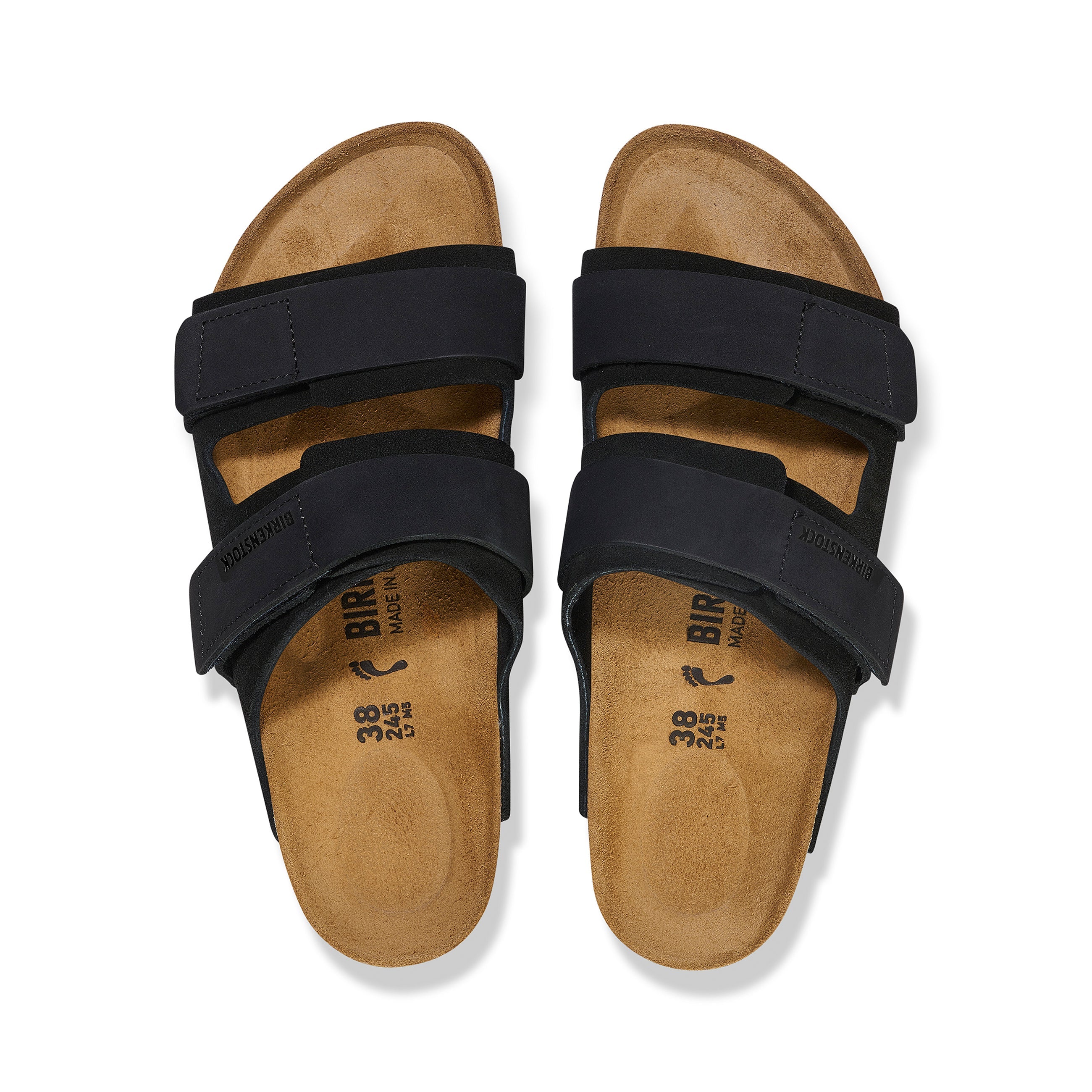 Uji Black Suede Leather